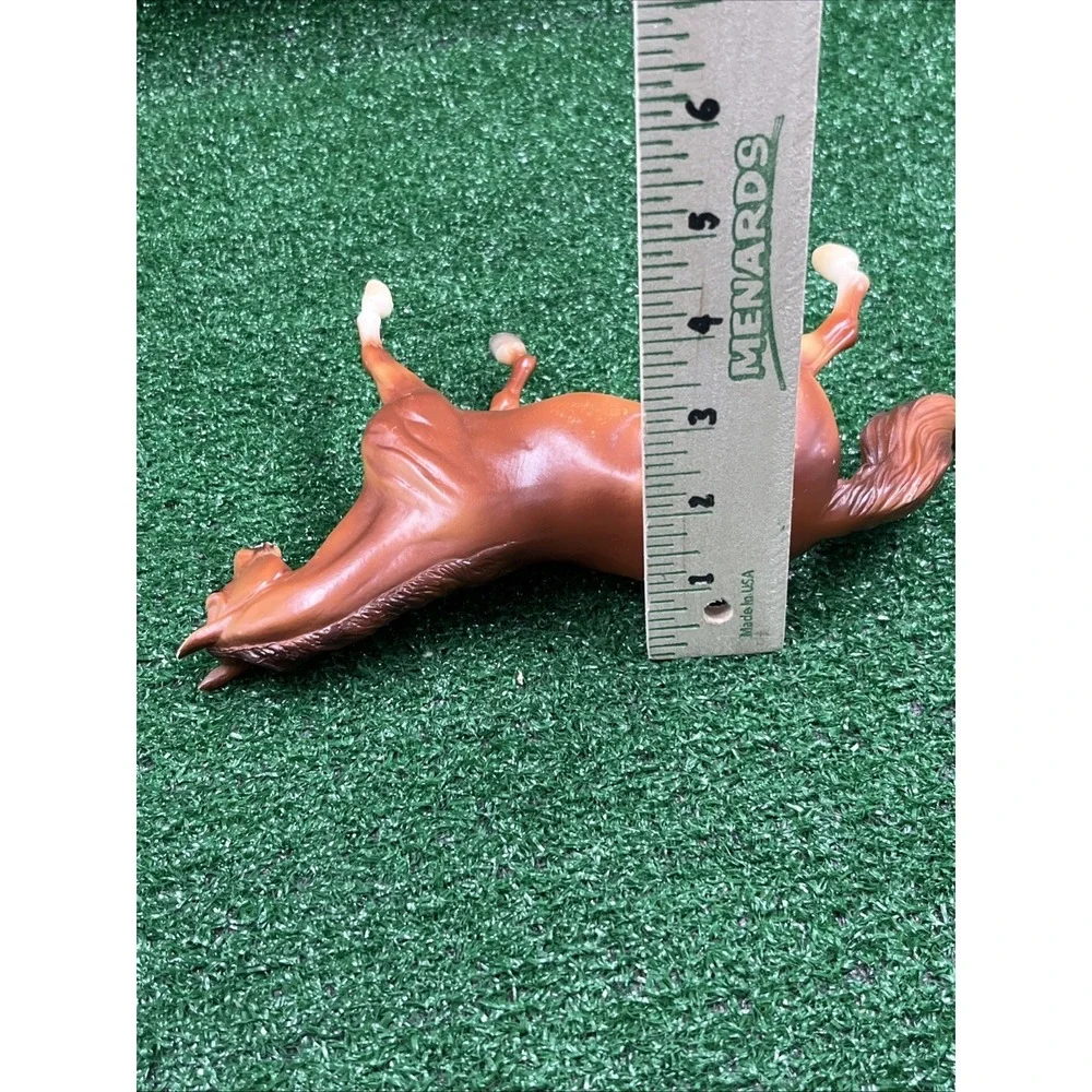 Vtg. Breyer Reeves Toy Horse Chestnut Brown 9in. Long 6 In. Tall